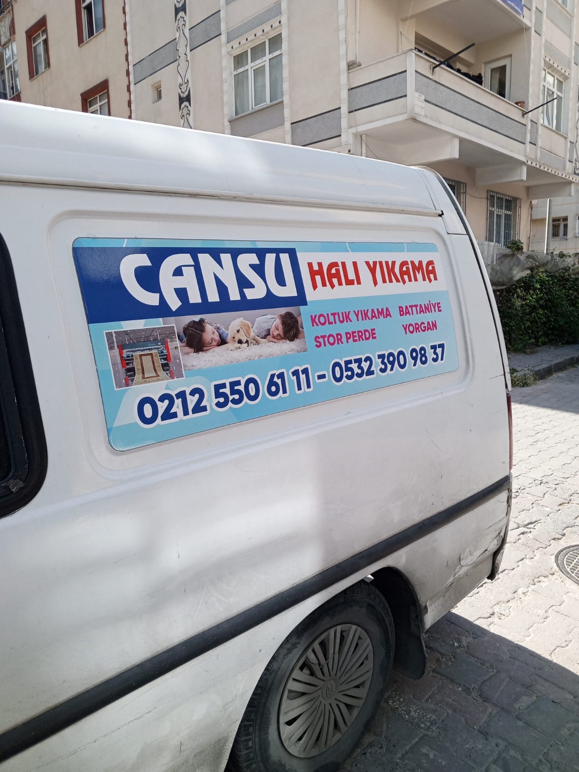 Cansu Halı Yıkama servis aracı